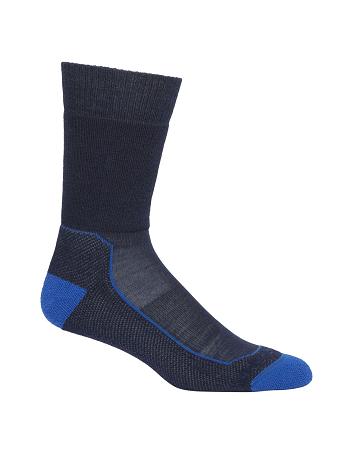 Pánské Ponožky Icebreaker Merino Hike+ Medium Crew Tmavě Blankyt | CZ 1922XYUF